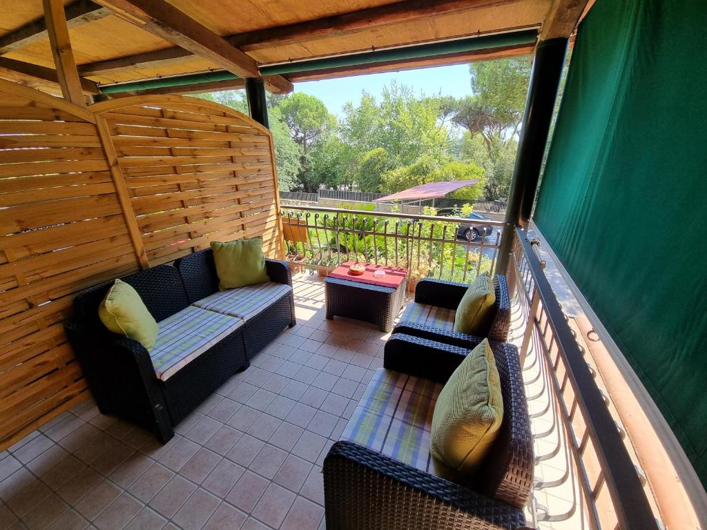 Μπαλκόνι ή βεράντα στο Il Casale nel Parco Guesthouse