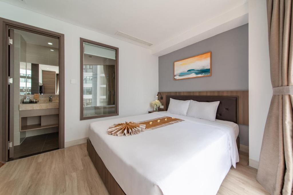 Phòng Deluxe Giường Đôi Nhìn ra Thành phố