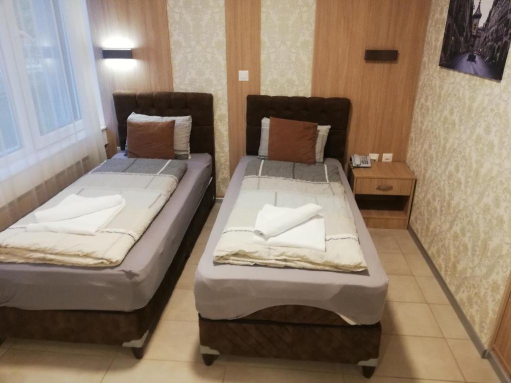 Postel nebo postele na pokoji v ubytování Helvetia