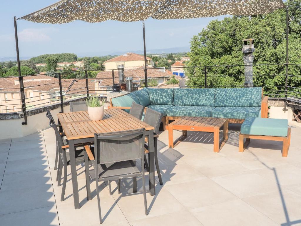 Balkón alebo terasa v ubytovaní Le Rooftop - Vue incroyable sur le Théatre Antique