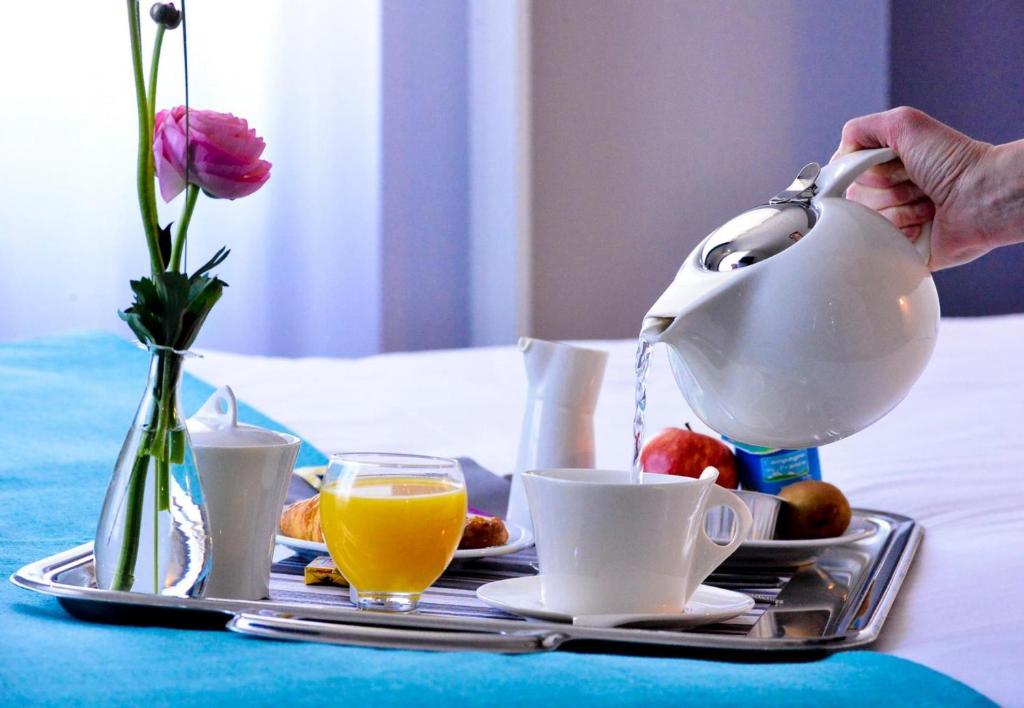 Možnosti snídaně pro hosty v ubytování Hotel Le Comty