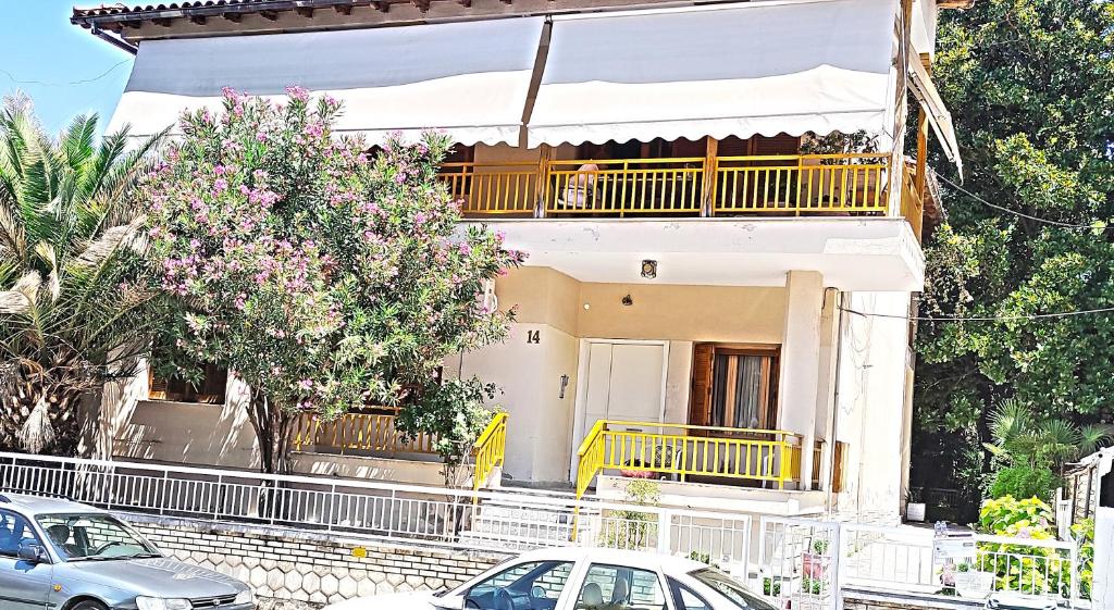 Balkon lub taras w obiekcie Garden House Katerini