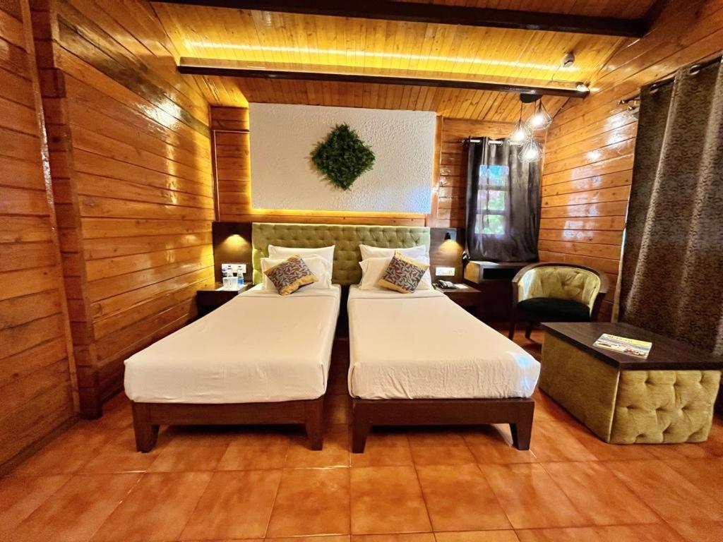 Postel nebo postele na pokoji v ubytování Beira Mar Beach Resort