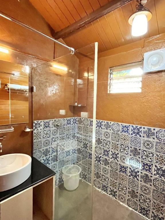 Koupelna v ubytování Beira Mar Beach Resort