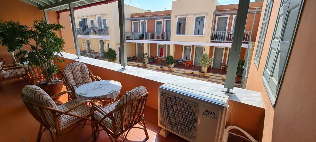 Balkón nebo terasa v ubytování Vecchio Hotel