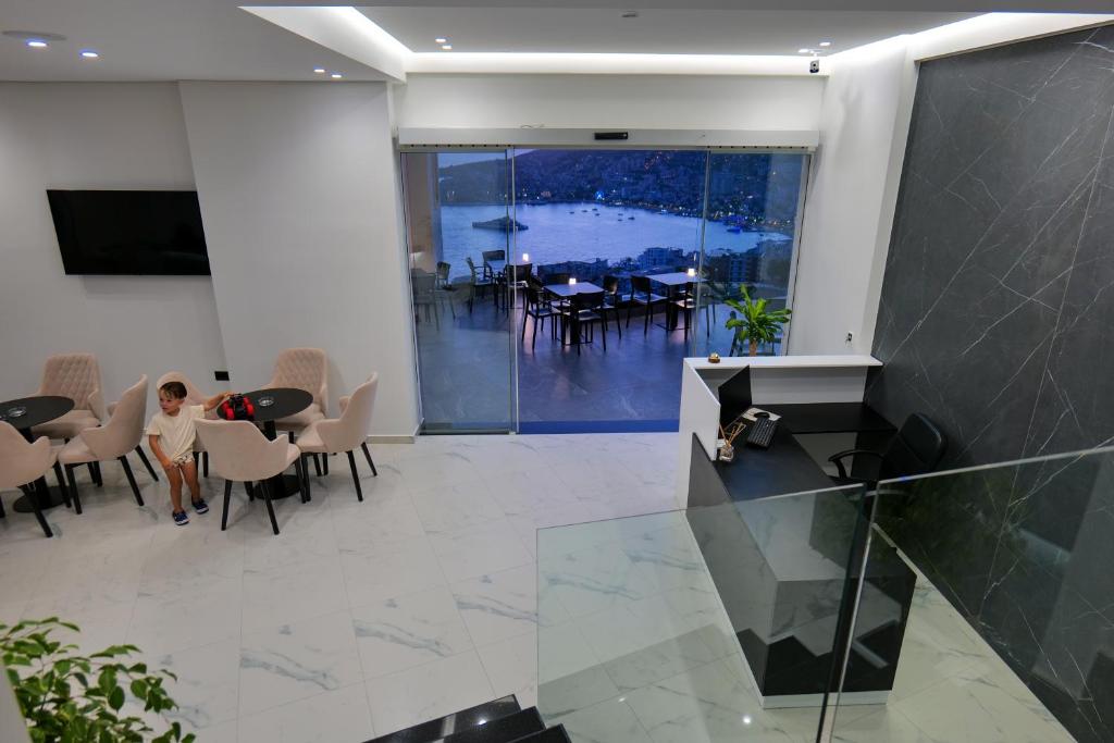 TV a/nebo společenská místnost v ubytování Sky Way SKK Luxury Apartments