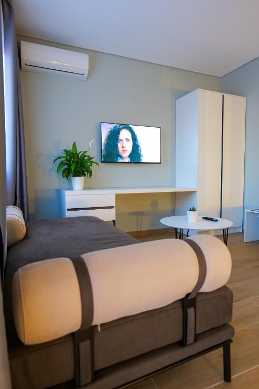TV a/nebo společenská místnost v ubytování Sky Way SKK Luxury Apartments