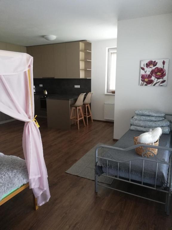 Posezení v ubytování GLAM apartmán Bučovice