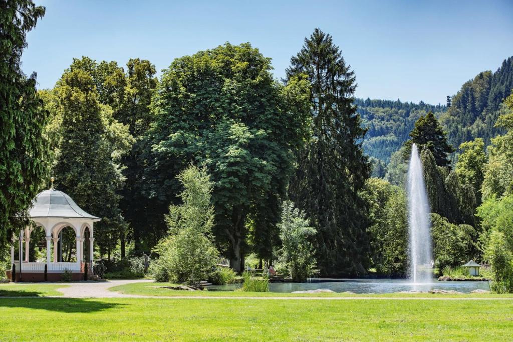 Jardín al aire libre en Ferienhaus Fuchseck