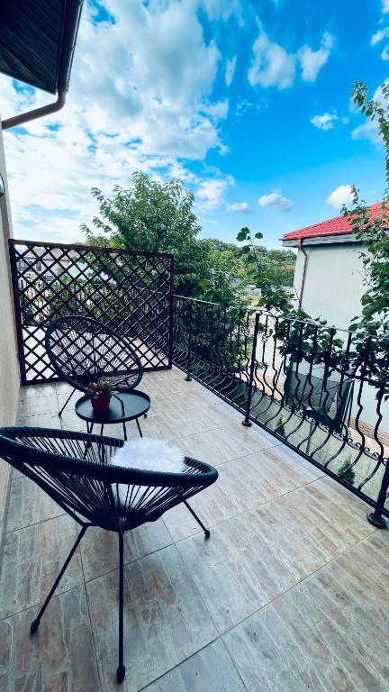Svalir eða verönd á Ami Residence Bucharest Airport,Therme&FREE PARKING Otopeni