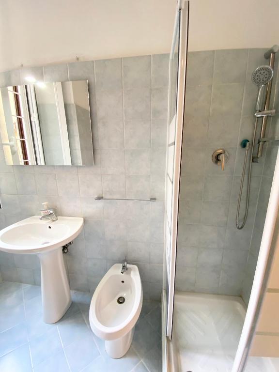 Koupelna v ubytování Art Atelier Apartments