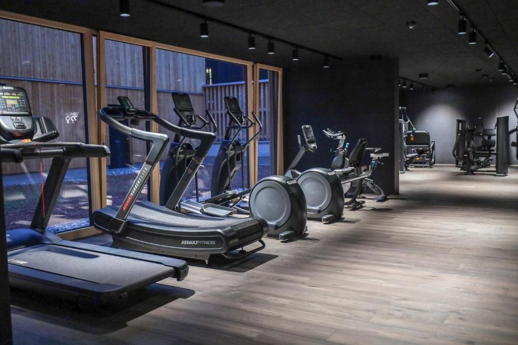 Fitness centrum a/nebo fitness zařízení v ubytování Revier Mountain Lodge Montafon