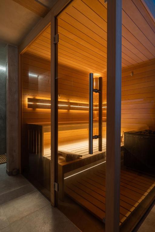 Postel nebo postele na pokoji v ubytování Apartmány Na Lánech
