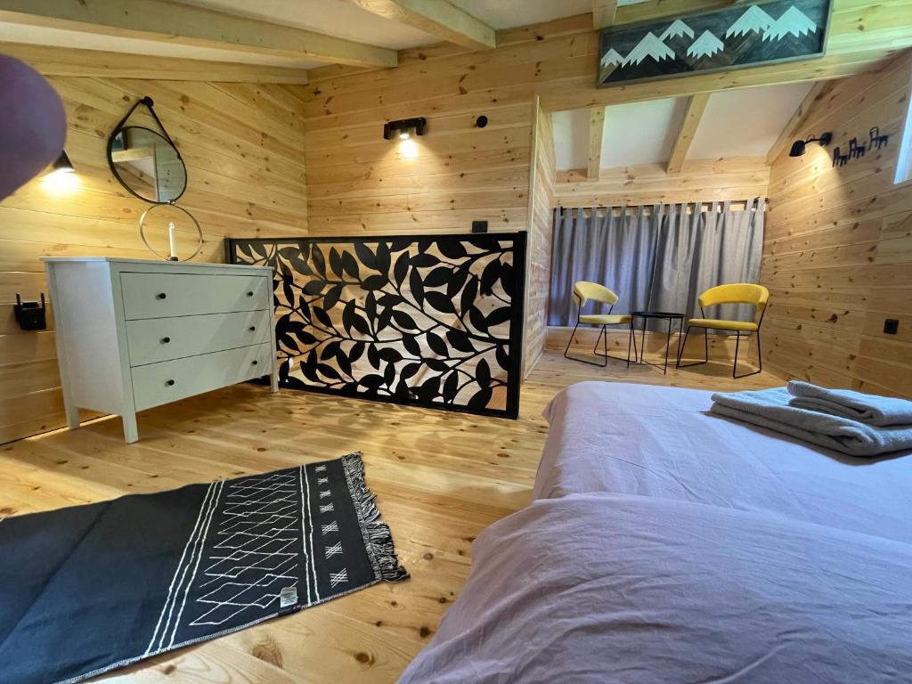 Postel nebo postele na pokoji v ubytování Guest House Durmitor Paradise