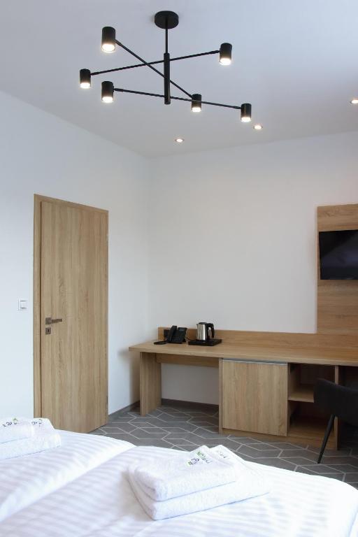 Posteľ alebo postele v izbe v ubytovaní Typton hotel&spa
