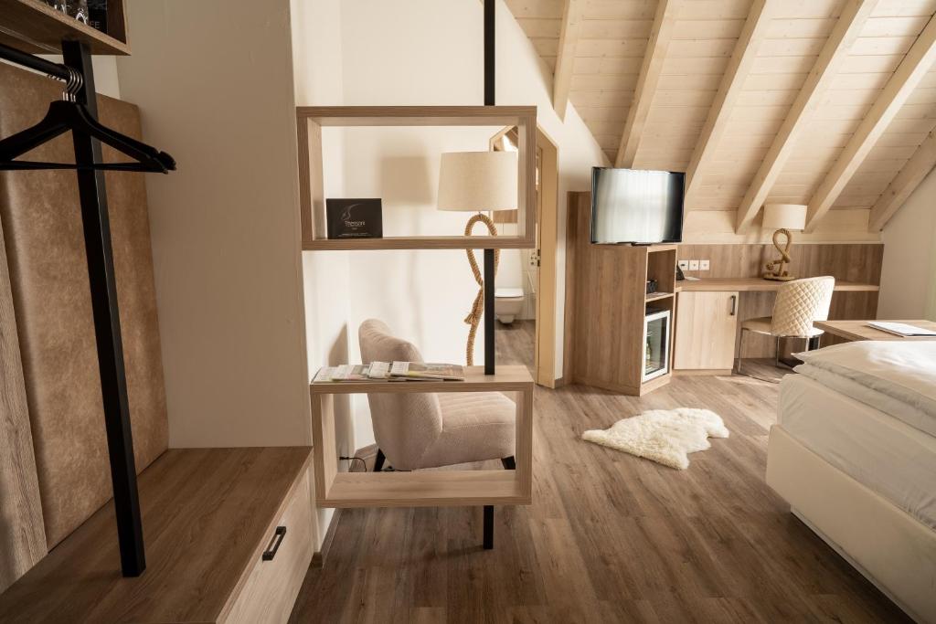 Kuchyň nebo kuchyňský kout v ubytování Boutiquehotel Thessoni Classic & Self service Residence Home Zürich