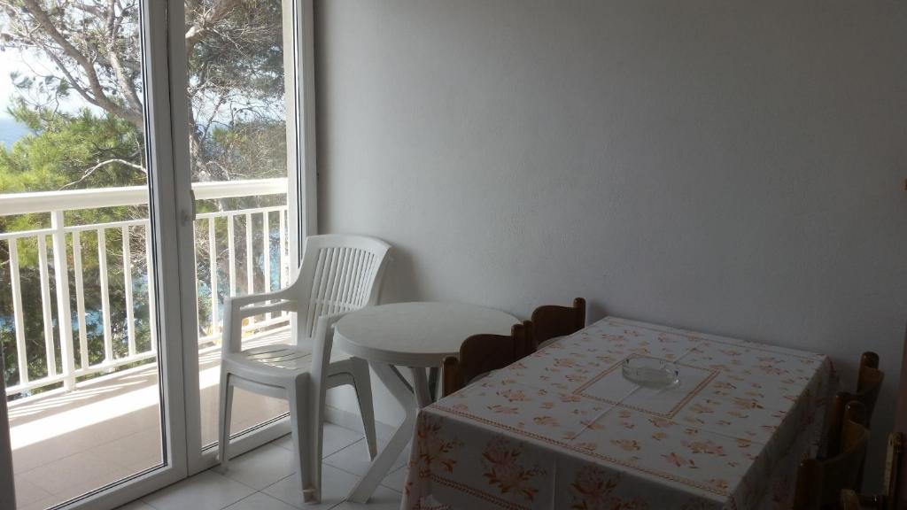Balkón alebo terasa v ubytovaní Apartment Sveta Nedilja 11433a