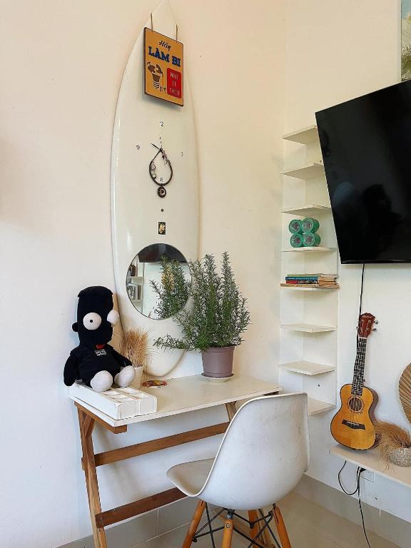 TV/trung tâm giải trí tại BinhYen Homestay