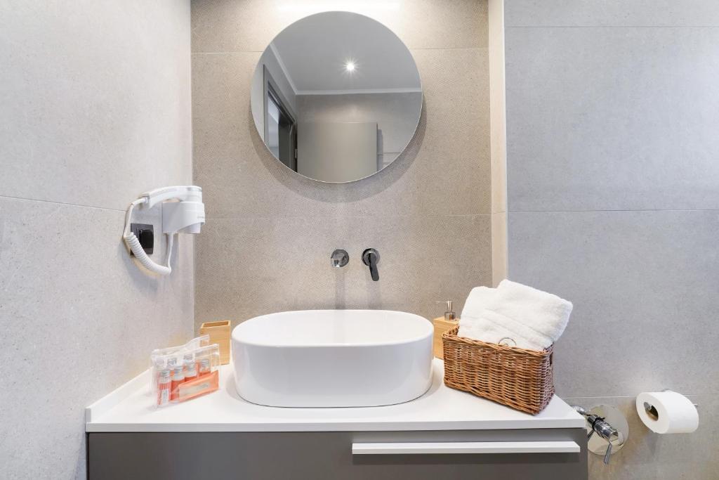 Koupelna v ubytování Elisavet Nuevo Studios & Suites