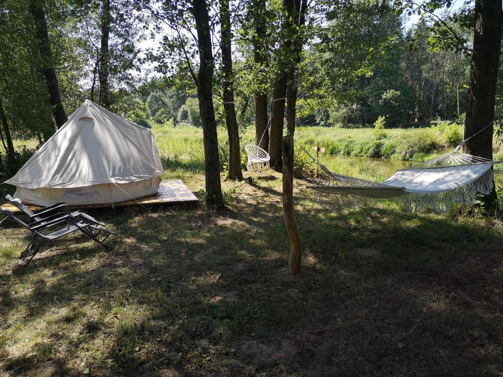 Zahrada ubytování Glamping Kaliska