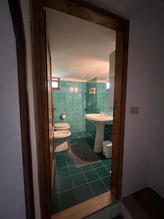 Koupelna v ubytování Casa Lastri