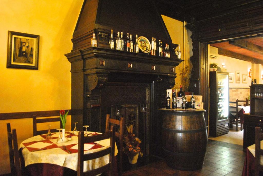 Nápoje v ubytování Auberge Gaglioti