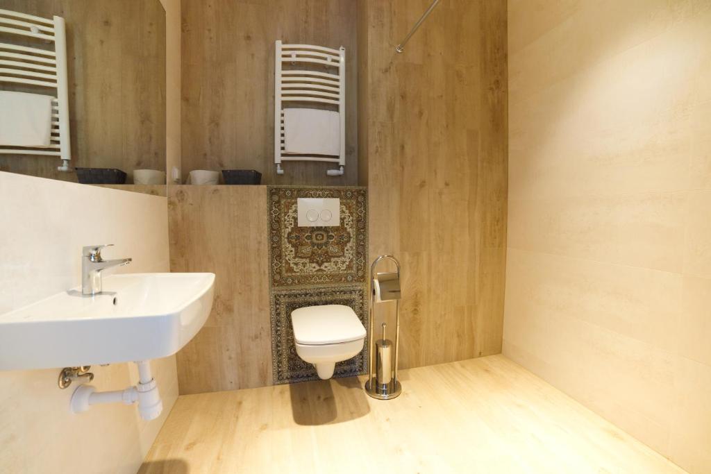 Koupelna v ubytování Solny - Resort w Bieszczadach