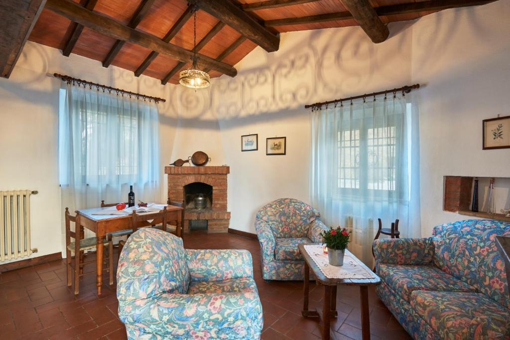 Posezení v ubytování Agriturismo Pometti - Fattoria La Selva