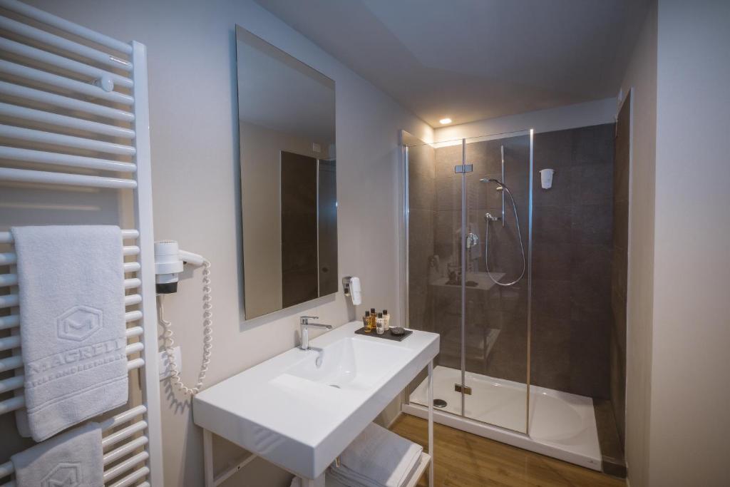 Koupelna v ubytování Hotel Monte Meraviglia