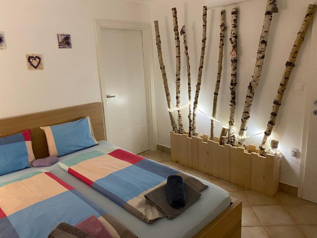Postel nebo postele na pokoji v ubytování Room Julija