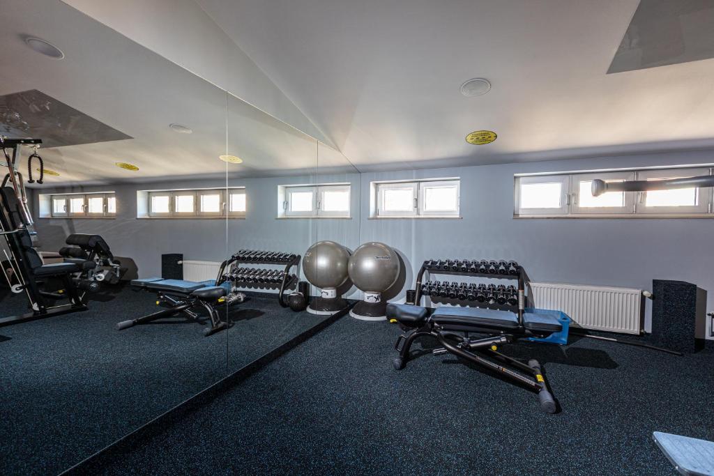 Fitness centrum a/nebo fitness zařízení v ubytování Avalon Hotel & Conferences