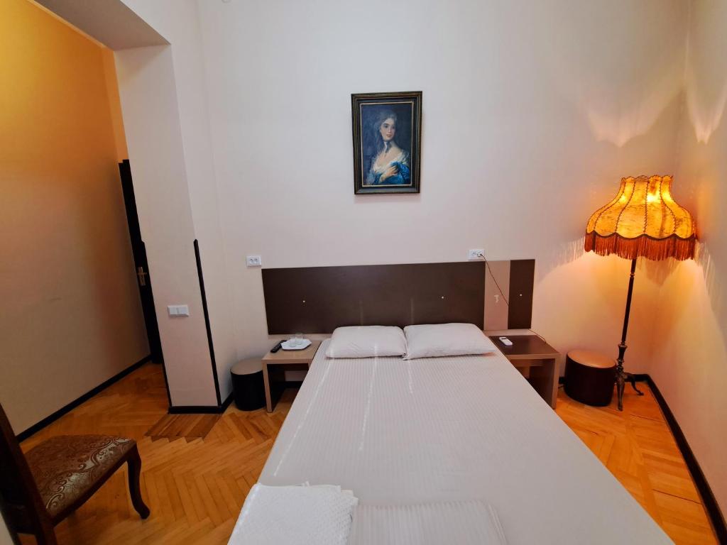 Voodi või voodid majutusasutuse Liza's home toas
