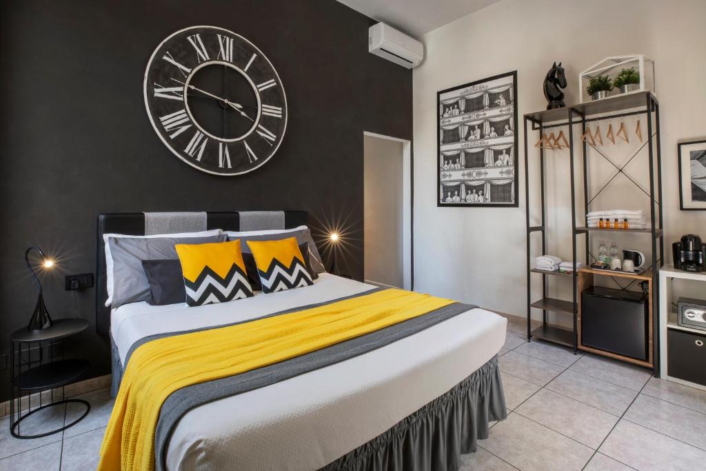 Posteľ alebo postele v izbe v ubytovaní 3B Bed & Breakfast Firenze Centro