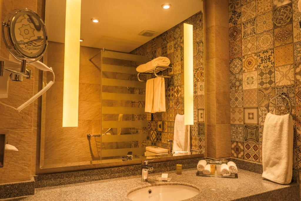 Koupelna v ubytování Safir Dahab Resort