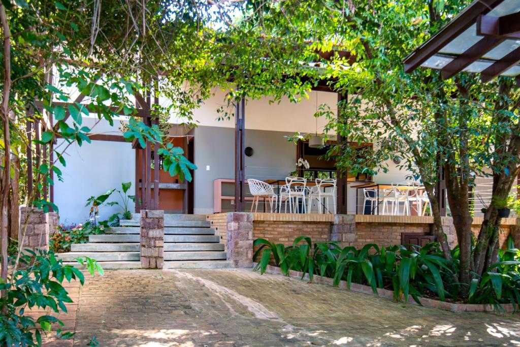 Zahrada ubytování Casa Antônia - Pousada Boutique
