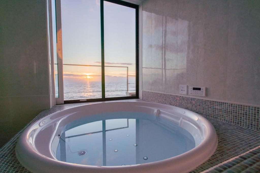 Koupelna v ubytování Sunset & Villa Spa Resort