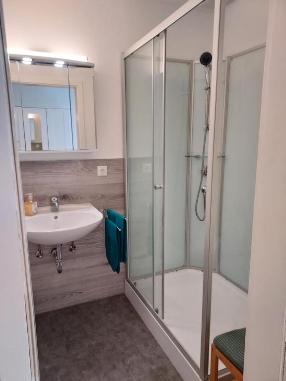 Koupelna v ubytování Apartment 2 Unter den Eichen