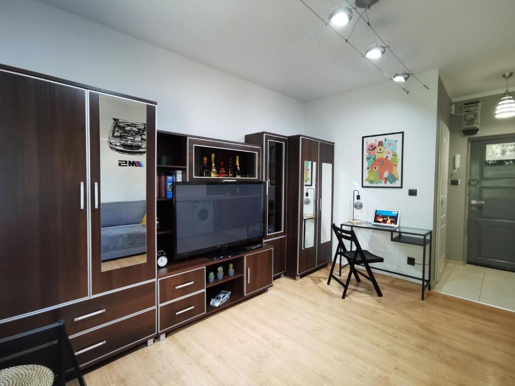 Kuchyňa alebo kuchynka v ubytovaní Small apartament in heart of Bolesławiec city
