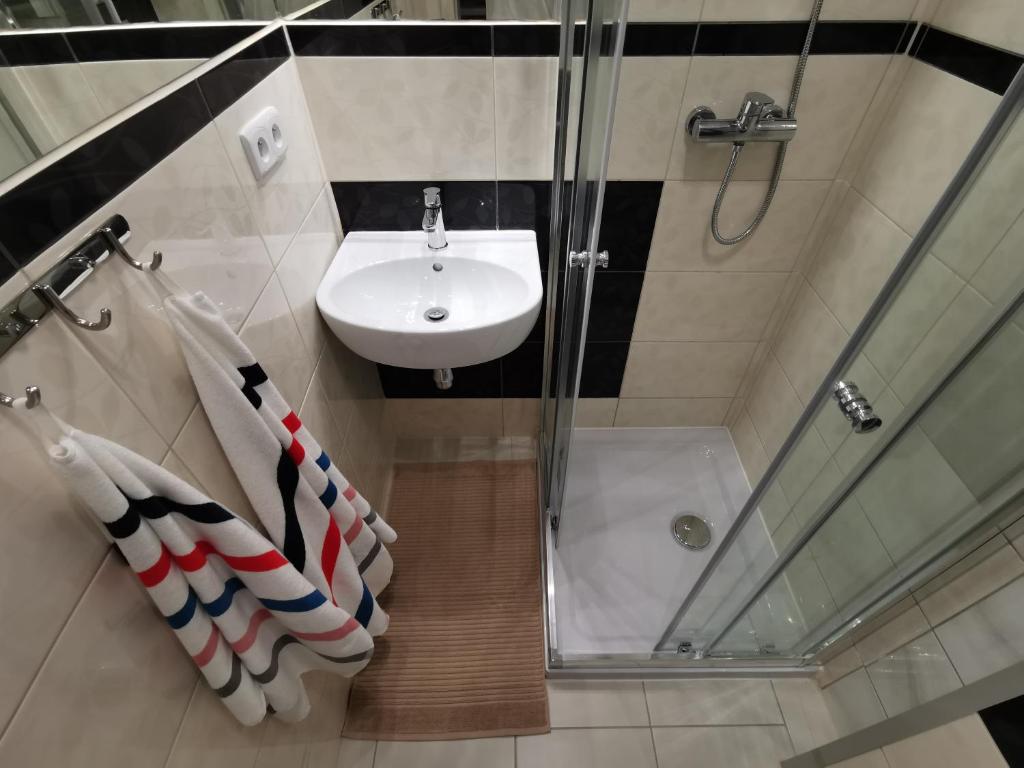 Kúpeľňa v ubytovaní Small apartament in heart of Bolesławiec city