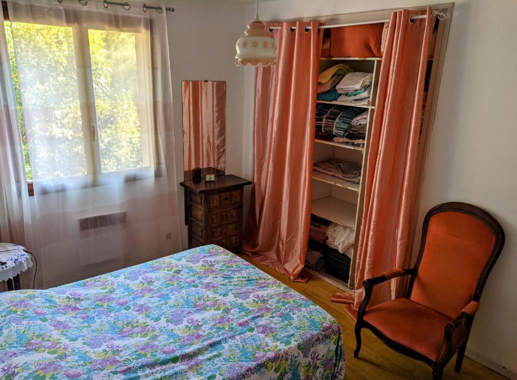 Postel nebo postele na pokoji v ubytování Location Vallée