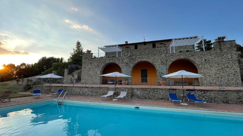 Basen w obiekcie Villa Gosparini lub w pobliżu