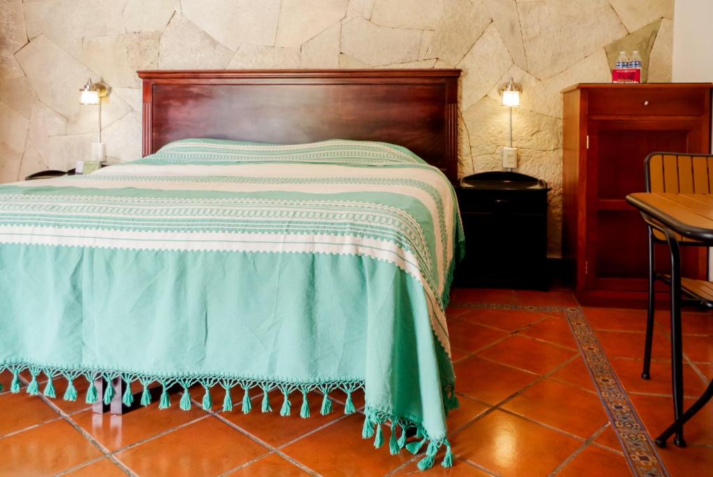 Postel nebo postele na pokoji v ubytování Villas Xänthe
