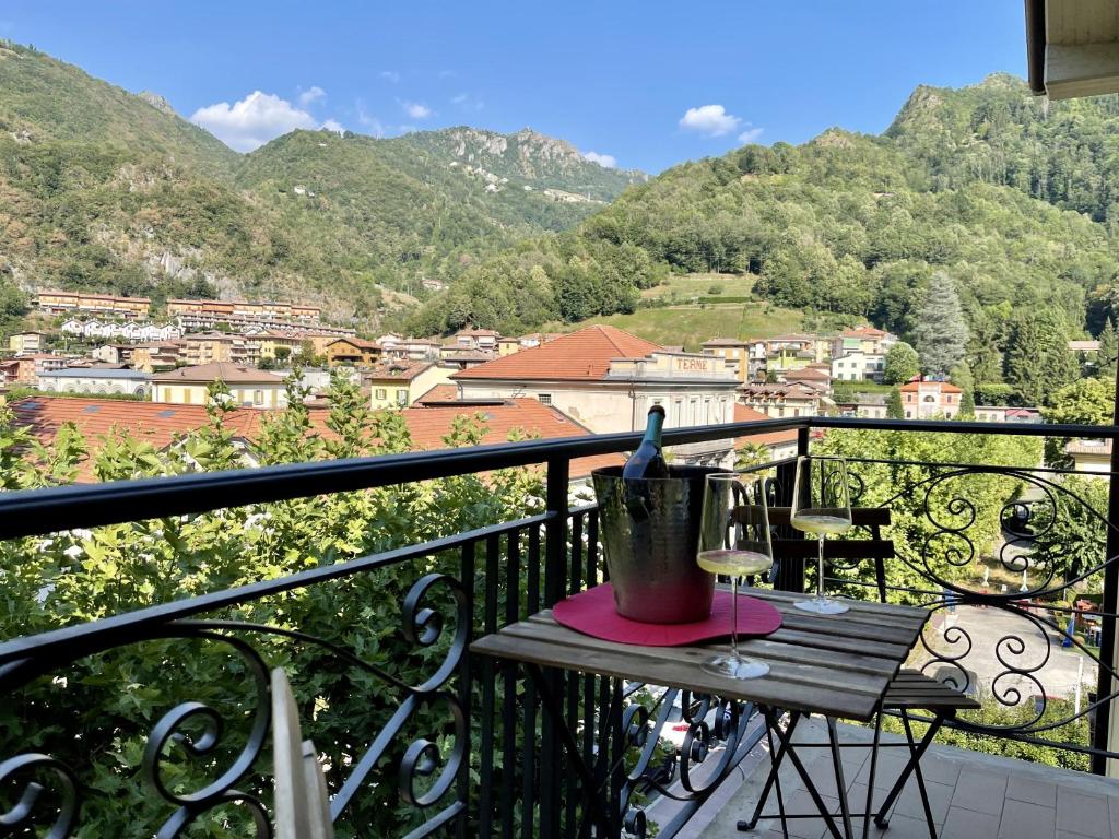 Widok na góry z tego apartamentu