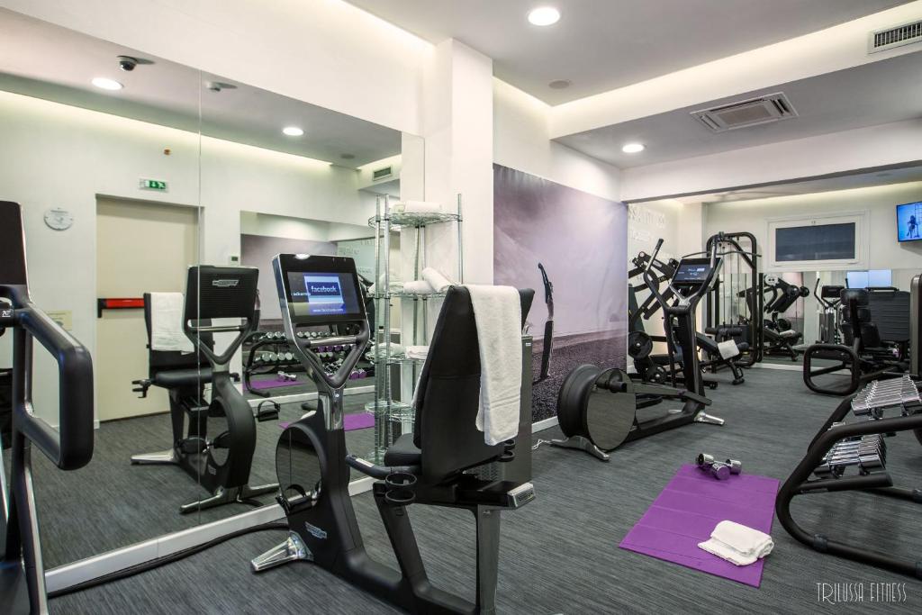 Centrum fitness w obiekcie Trilussa Palace Hotel Congress & Spa