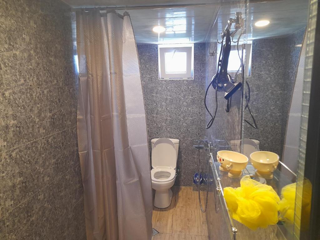 Koupelna v ubytování Gues House Aisi