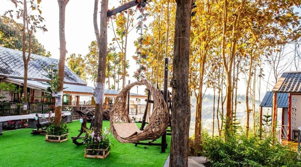 Zahrada ubytování One khaokho homestay