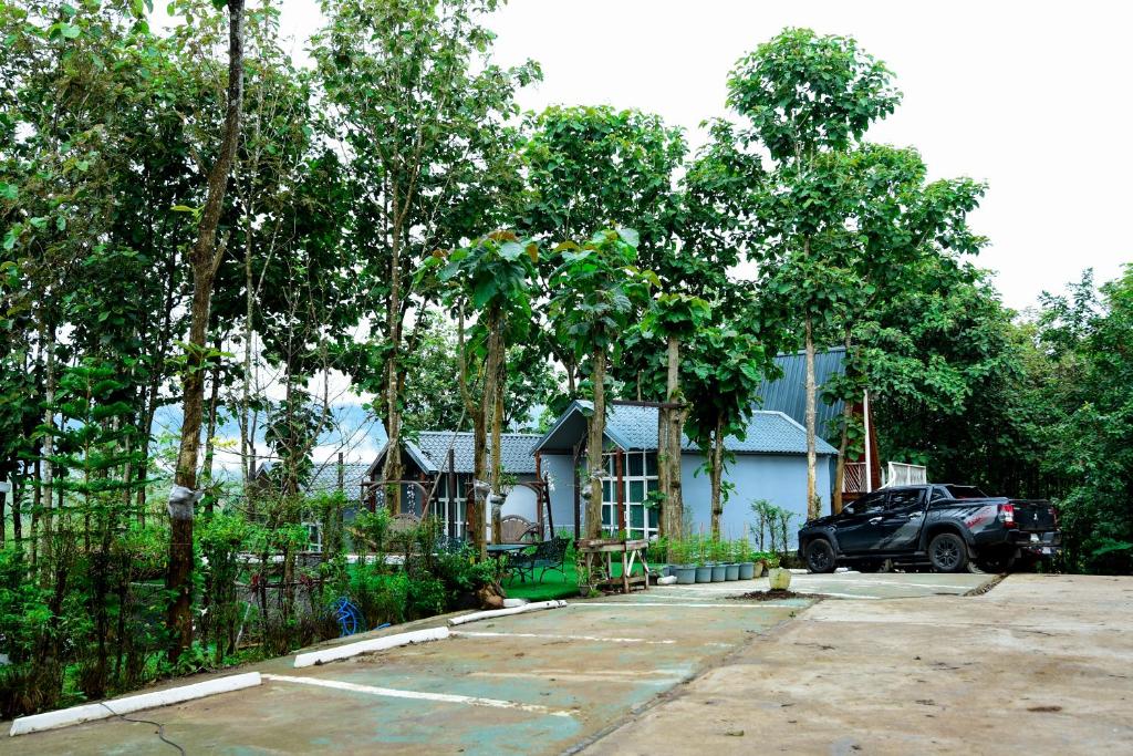 Zahrada ubytování One khaokho homestay