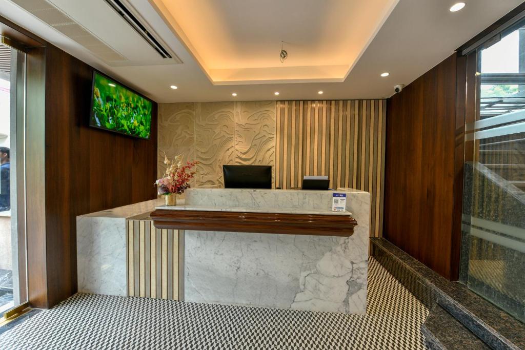 Vstupní hala nebo recepce v ubytování Brio Hotel