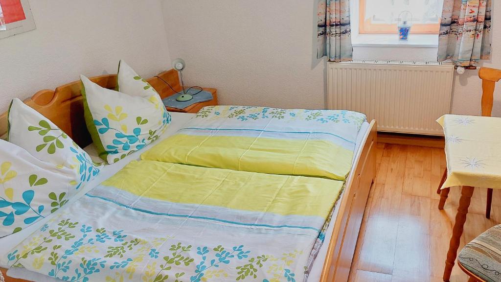 Letto o letti in una camera di Malerisches Bauernhaus