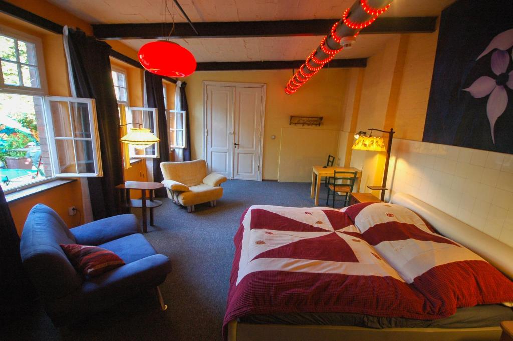 Postel nebo postele na pokoji v ubytování Sandino Summer Camp
